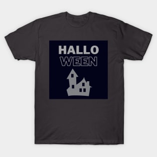 Halloween house t shirt design T-Shirt